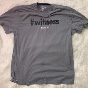 Nike LEBRON LBJ #WITNESS T-Shirt - MENS XL